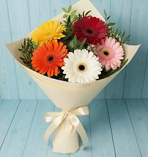 Букет цветов из:  Герберы #REPLACE_PRED# Заокском