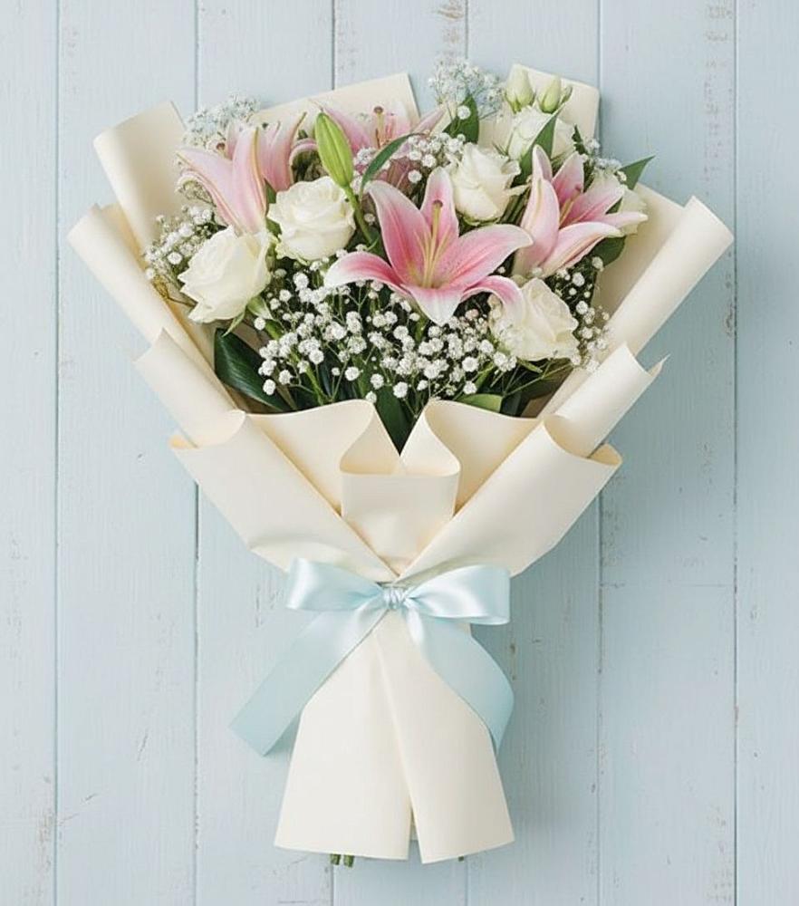 Букет цветов из: Лилии в Заокском