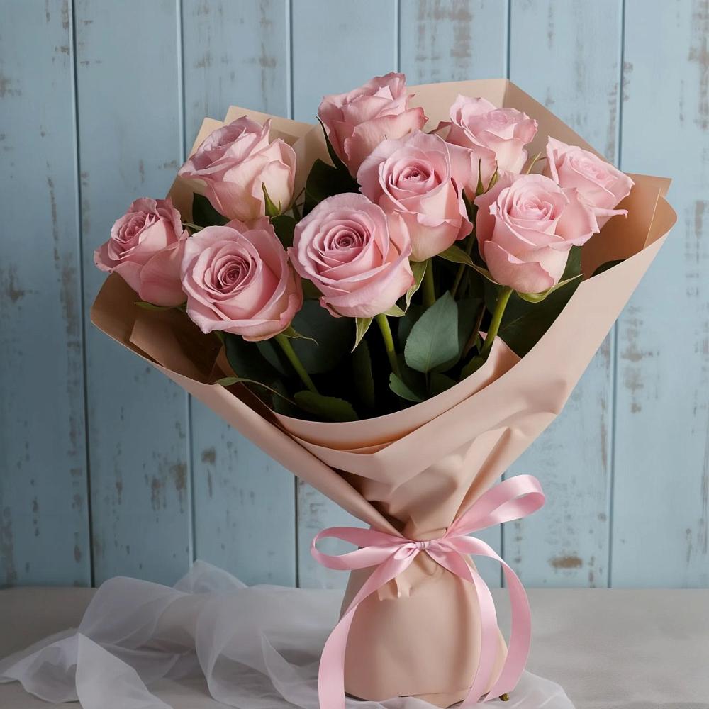 Букет цветов из: Розы в Заокском