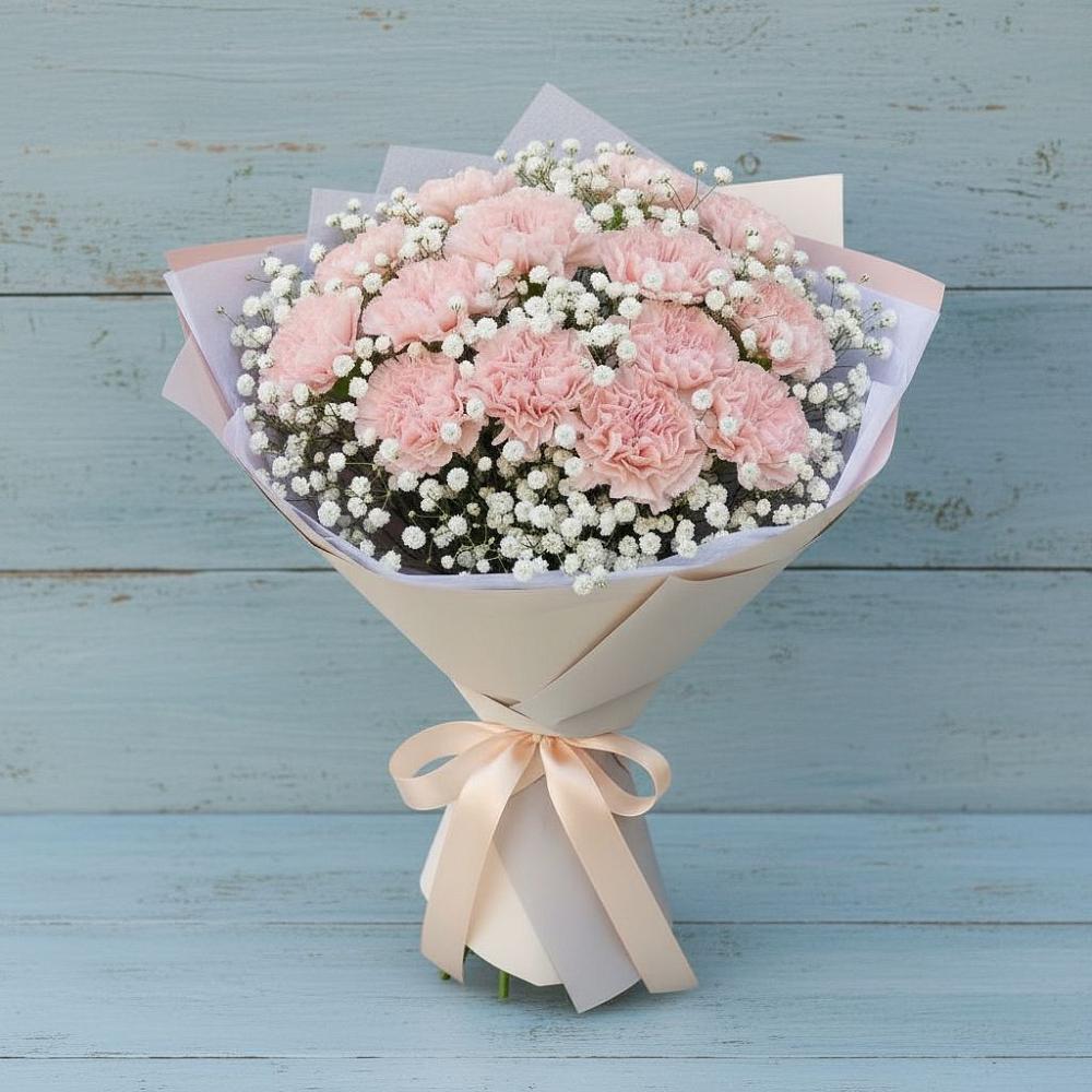 Букет цветов из: Гвоздики в Заокском