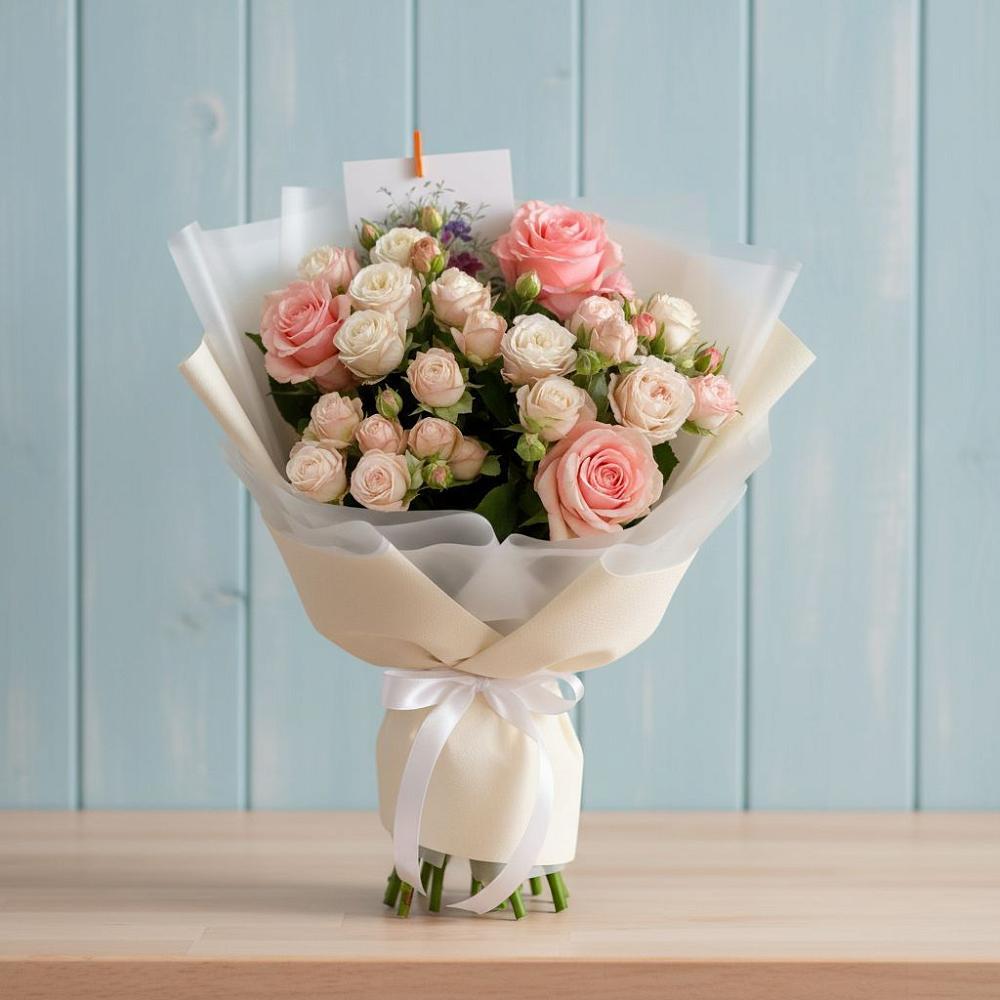 Букет цветов из: Розы в Заокском