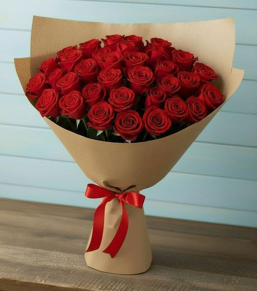 Букет Красные розы Милано в Заокском