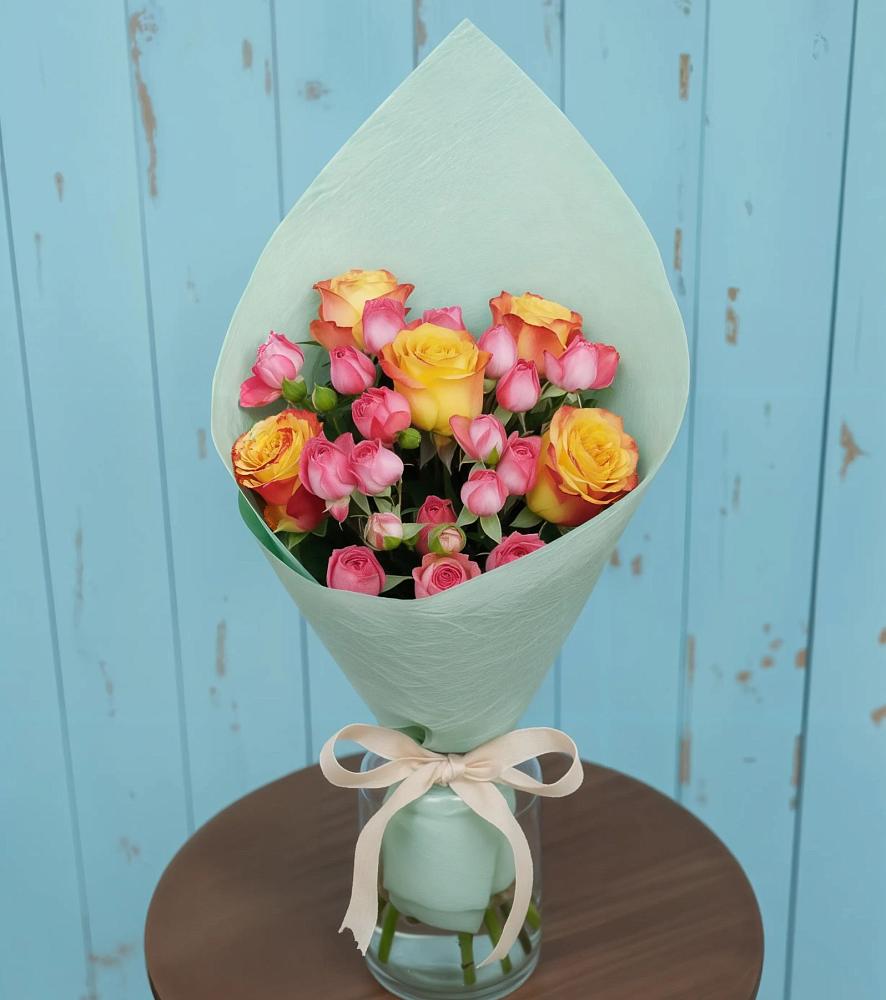 Букет цветов из: Розы в Заокском