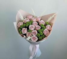 Букет цветов из:  Розы и Хризантемы #REPLACE_PRED# Заокском