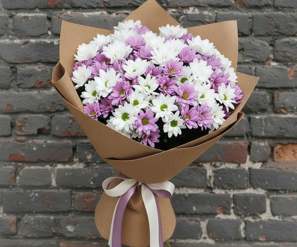 Букет цветов из: Хризантемы в Заокском
