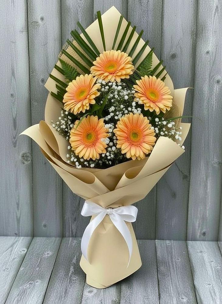 Букет цветов из: Герберы в Заокском