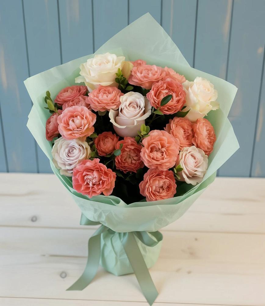 Букет цветов из: Розы в Заокском