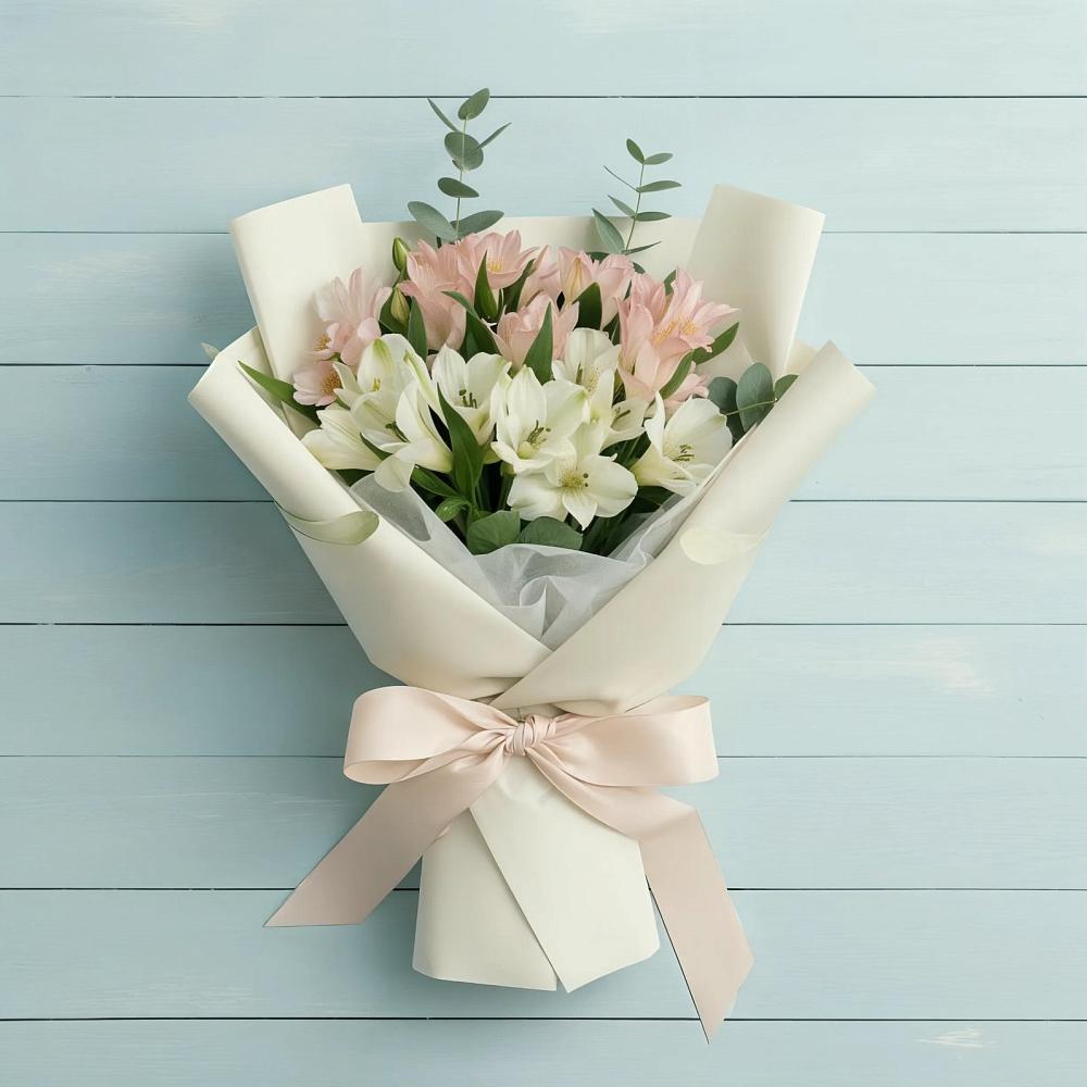 Букет цветов из: Альстромерии в Заокском