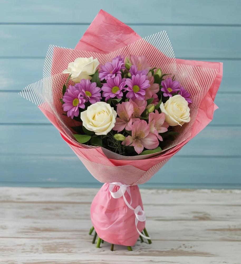 Букет цветов из: Герберы в Заокском