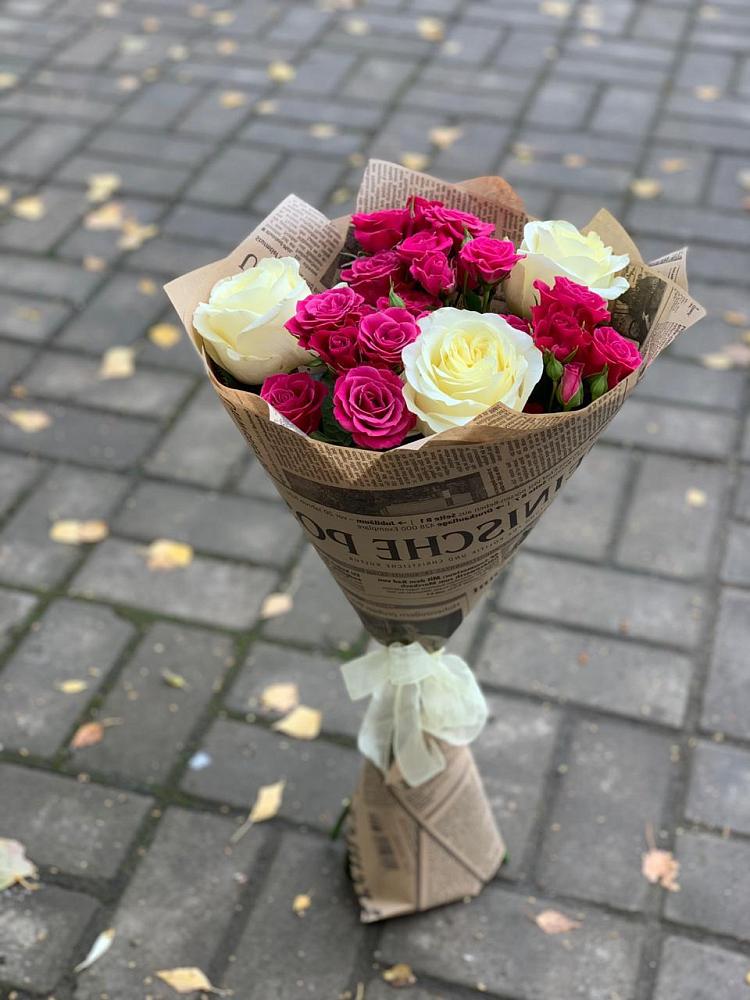 Букет цветов из: Розы в Заокском