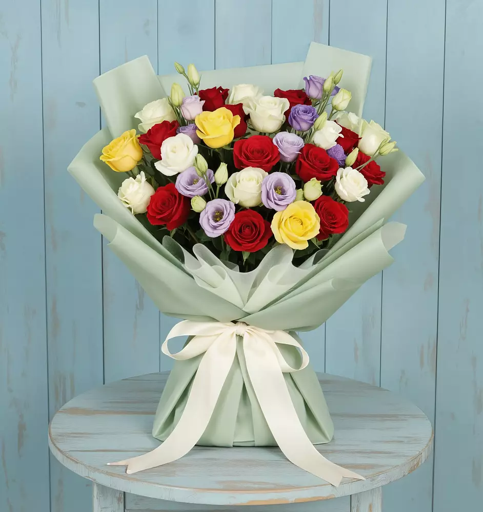 Букет цветов из: Розы в Заокском