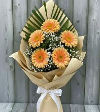 Букет цветов из:  Герберы в Заокском