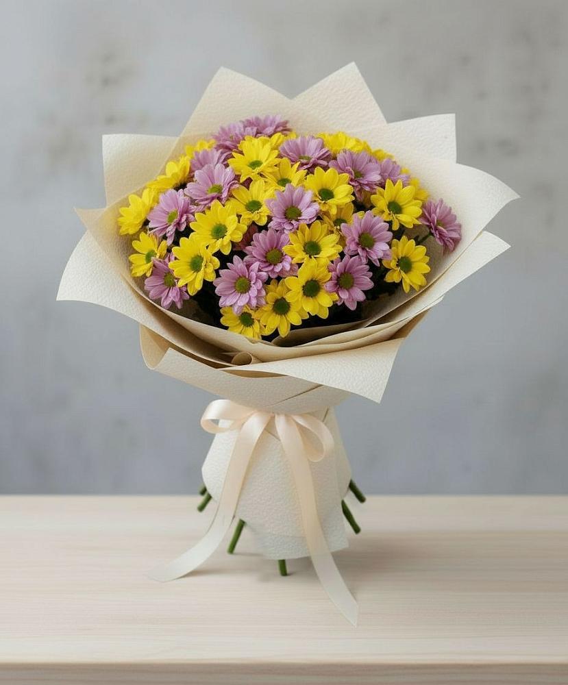 Букет цветов из: Хризантемы в Заокском